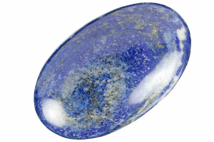 Polished Lapis Lazuli Palm Stone - Pakistan #187601